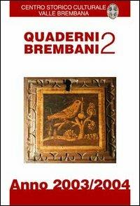 Quaderni brembani (2003-2004). Vol. 2 - copertina