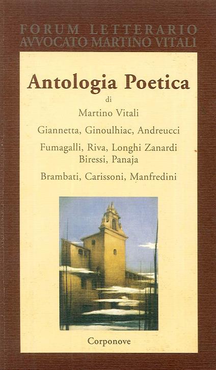 Antologia poetica - copertina