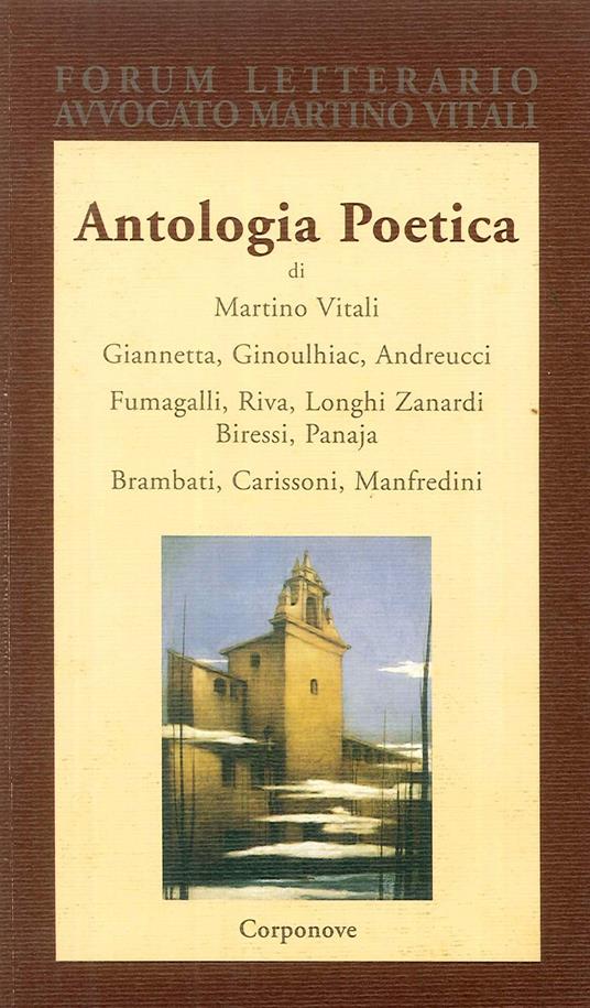 Antologia poetica - copertina