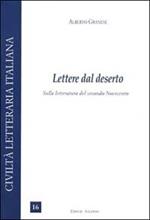 Lettere dal deserto. Sulla letteratura del secondo Novecento