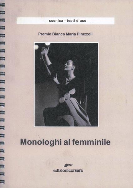 Monologhi al femminile - copertina