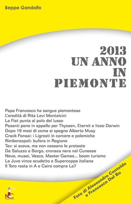 2013. Un anno in Piemonte - Beppe Gandolfo - copertina