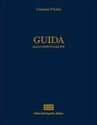 Comuni d'Italia. Vol. 1: Guida alla consultazione. - copertina