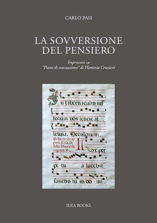 La sovversione del pensiero - Carlo Pasi - copertina