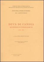 Duca di Candia. Quaternus consiliorum: 1350-1363