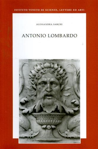 Antonio Lombardo - Alessandra Sarchi - copertina