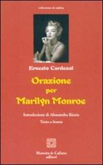 Orazione per Marilyn Monroe. Ediz. italiana e spagnola