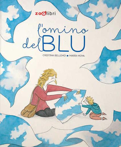 L' omino del blu - Bellemo,Maria Moya - copertina