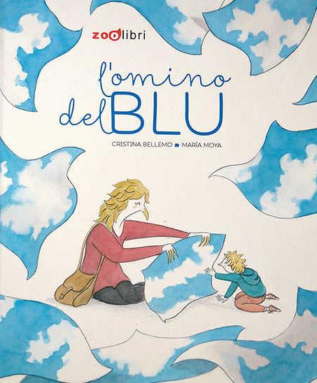 L' omino del blu - Bellemo,Maria Moya - copertina