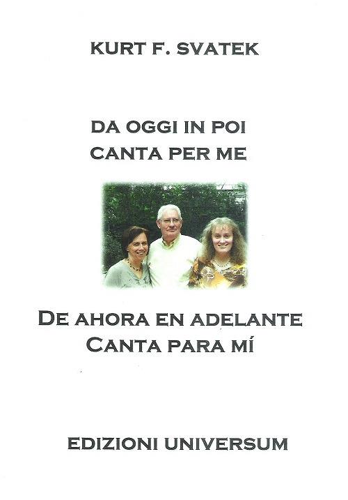 De ahora en delante canta para mí - Kurt F. Svatek - copertina