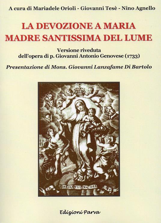 La devozione a Maria Madre Santissima del Lume - Giovanni Antonio Genovese - copertina