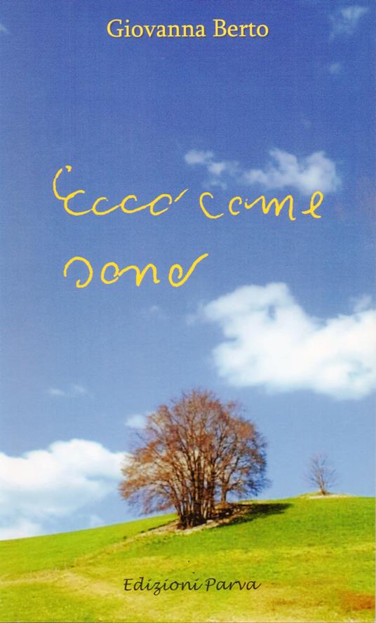 Ecco come sono - Giovanna Berto - copertina