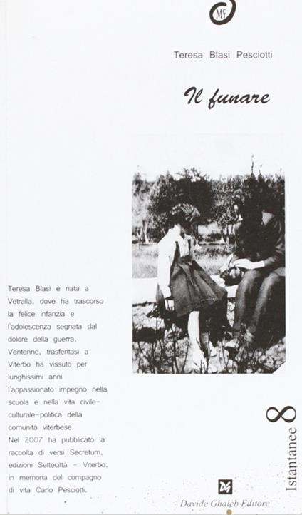 Il funare - Teresa Blasi Pesciotti - copertina