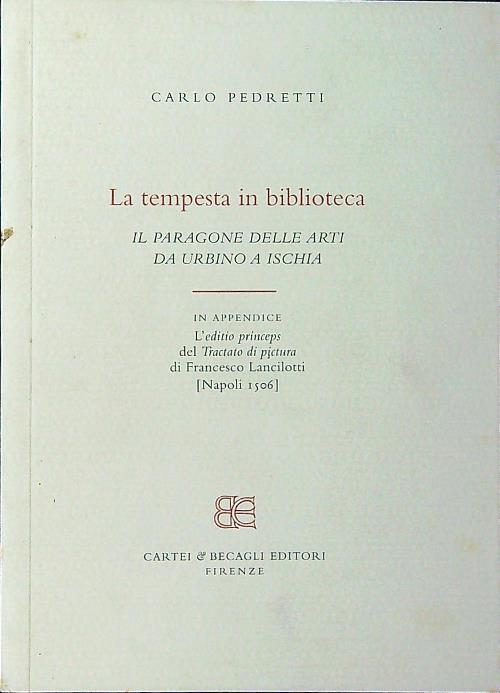 La tempesta in biblioteca