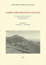 Codice diplomatico gaetano. Vol. 8: Carte 433-524. Anni 1296-1365.