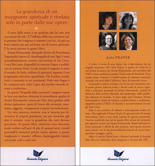 Swami Kriyananda. Come noi lo conosciamo - Asha Praver - 2
