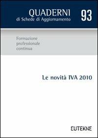 Le novità IVA 2010 - copertina