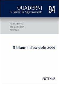 Il bilancio d'esercizio 2009 - copertina