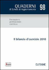 Il bilancio d'esercizio 2010 - copertina