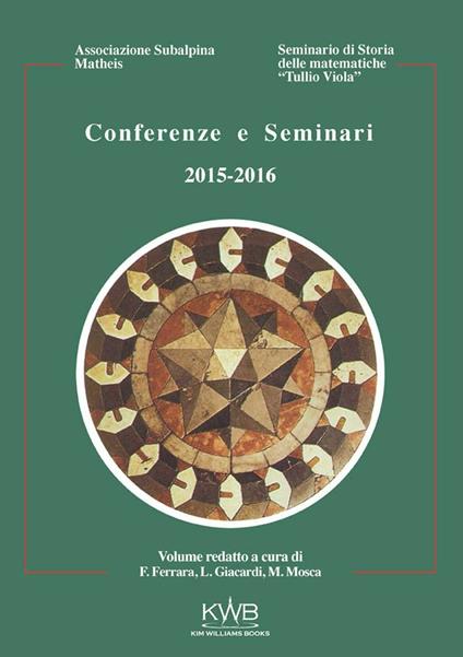 Conferenze e Seminari 2015-2016 - copertina