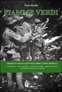 Fiamme Verdi. I reparti d'assalto alpini nella prima guerra mondiale. Adamello, Val Lagarina, Monte Pasubio, Monte Grappa, Altopiano dei Sette Comuni - Paolo Morisi - copertina