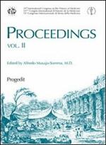 Proceedings. 39° Congresso internazionale di storia della medicina. Ediz. inglese