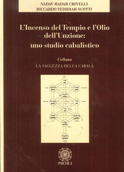 Incenso nel tempio e l'olio dell'unzione: uno studio cabalistico - Eliahu Crivelli Nadav - copertina