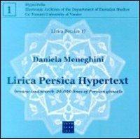 Lirica persica hypertext. CD-ROM - Daniela Meneghini Correale - copertina