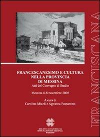 Francescanesimo e cultura nella provincia di Messina - copertina