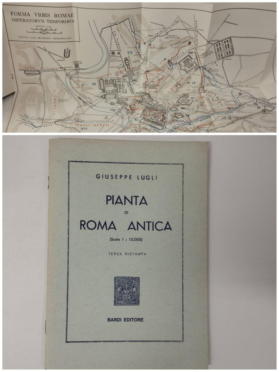 Pianta di Roma antica. Forma urbis imperatoru temporibus. 1:10.00