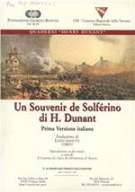 Un souvenir de Solferino. Ediz. italiana