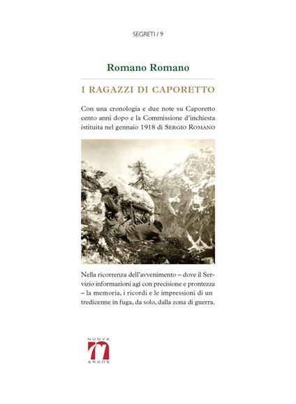 I ragazzi di Caporetto - Romano Romano,Sergio Romano - copertina
