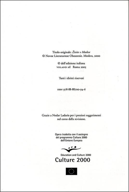 Eccovi Mosca - Dmitrij A. Prigov - 2