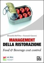 Management della ristorazione. Food & beverage cost control