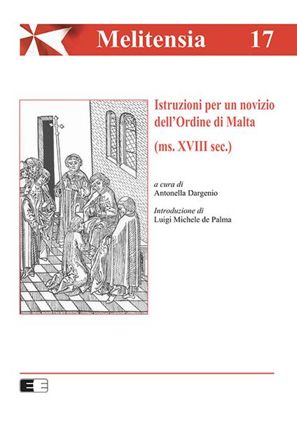 Istruzioni per un novizio dell'Ordine di Malta (ms. XVIII sec.) - copertina