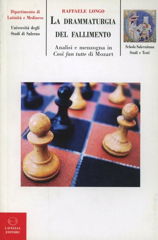 La drammaturgia del fallimento. Analisi e menzogna in Così fan tutte di Mozart - Raffaele Longo - copertina