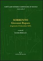 Sorrento. Giovanni Raparo (2 gennaio-31 dicembre 1437)