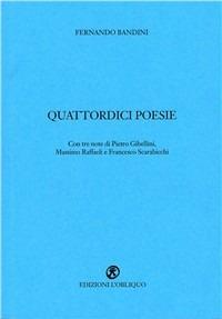 Quattordici poesie - Fernando Bandini - copertina