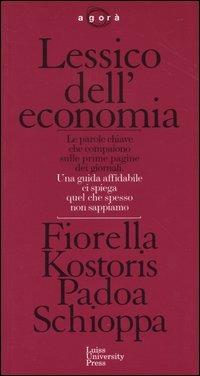 Lessico dell'economia - Fiorella Padoa Schioppa Kostoris - copertina