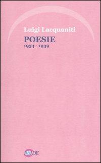 Poesie 1934-1939 - Luigi Lacquaniti - copertina