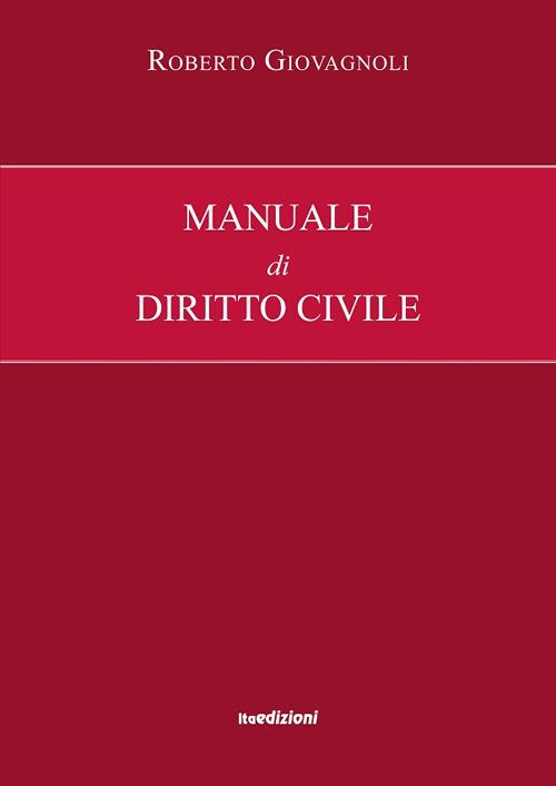 Manuale di diritto civile - Roberto Giovagnoli - copertina