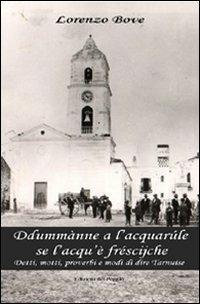 Ddummànne a l'acquarùle se l'acqu è fréscijche. (Detti, motti, proverbi e modi di dire tarnuése) - Lorenzo Bove - copertina