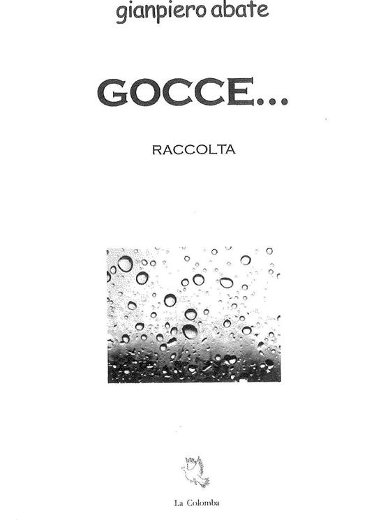 Gocce... - Gianpiero Abate - copertina