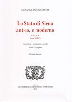 Lo stato di Siena antico e moderno. Parte 8 e 9. Vol. 5