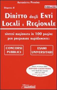 Diritto degli enti locali e regionale - Antonietta Pennino - copertina