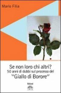 Se non loro chi altri? 50 anni di dubbi sul «giallo di Borore» - Mario Filia - copertina