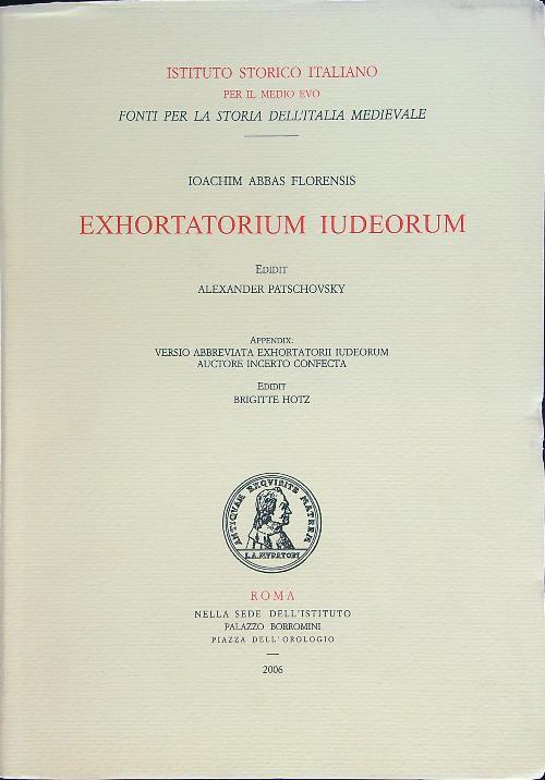 Exhortatorium iudeorum