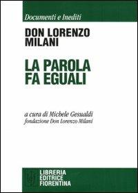 La parola fa eguali - Lorenzo Milani - copertina