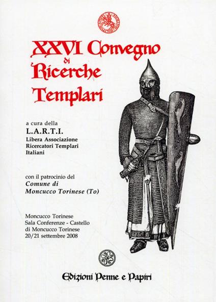 Atti del 26°Convegno di ricerche templari - copertina