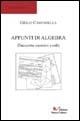 Appunti di algebra 1. 200 esercizi svolti - Giulio Campanella - copertina